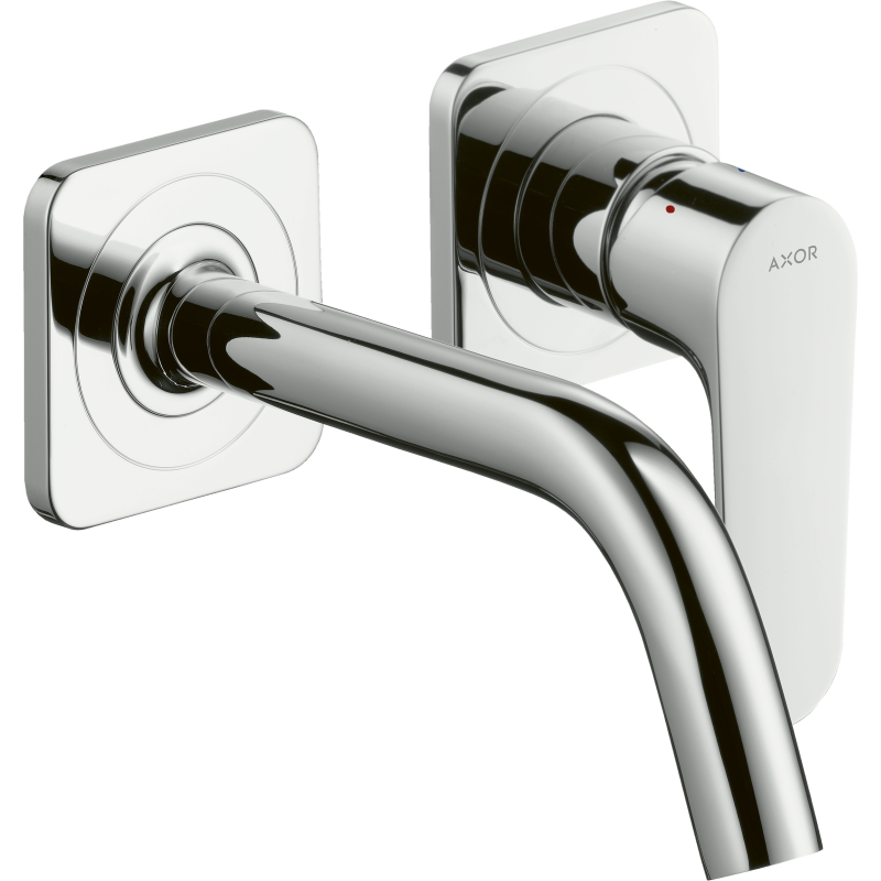 Jednouchwytowa bateria umywalkowa z wylewką 167 mm i rozetami, ścienna, podtynkowa Chrom Citterio M AXOR 34113000