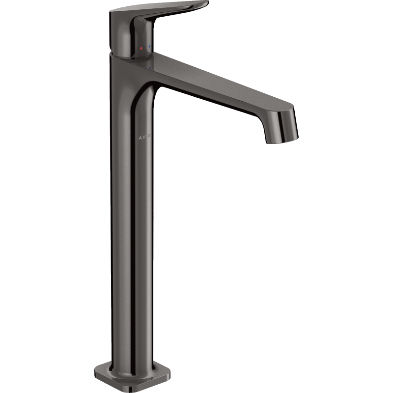 Bateria umywalkowa 250 do umywalek nablatowych z niezamykanym kpl odpływowym Czarny Chrom Polerowany Citterio M AXOR 34127330