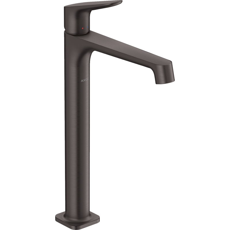 Bateria umywalkowa 250 do umywalek nablatowych z niezamykanym kpl odpływowym Czarny Chrom Szczotkowany Citterio M AXOR 34127340