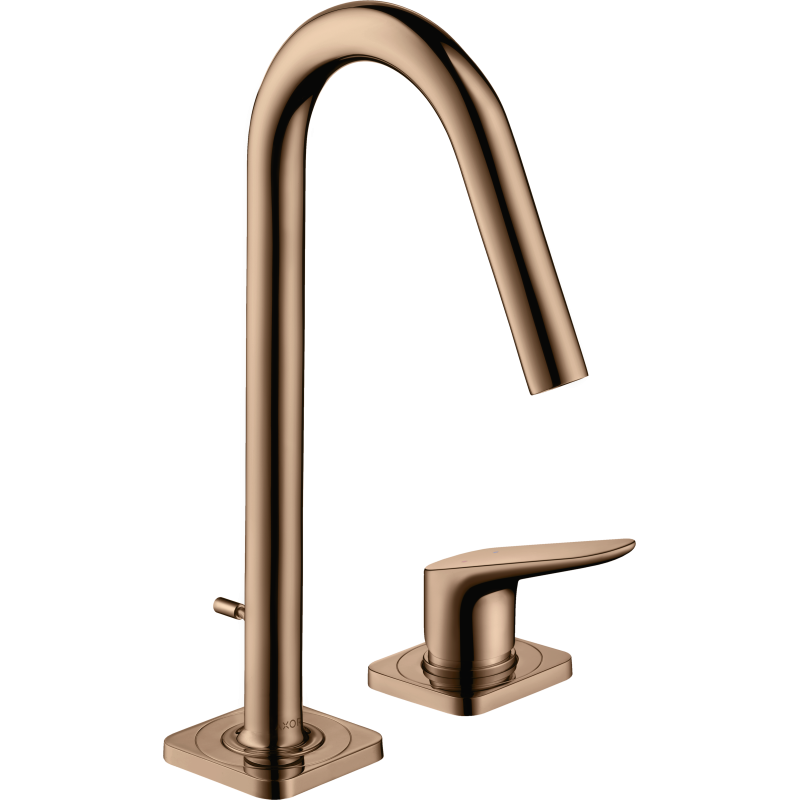 2-otworowa bateria umywalkowa 160 z kompletem odpływowym z cięgłem Czerwony Złoty Polerowany Citterio M AXOR 34132300