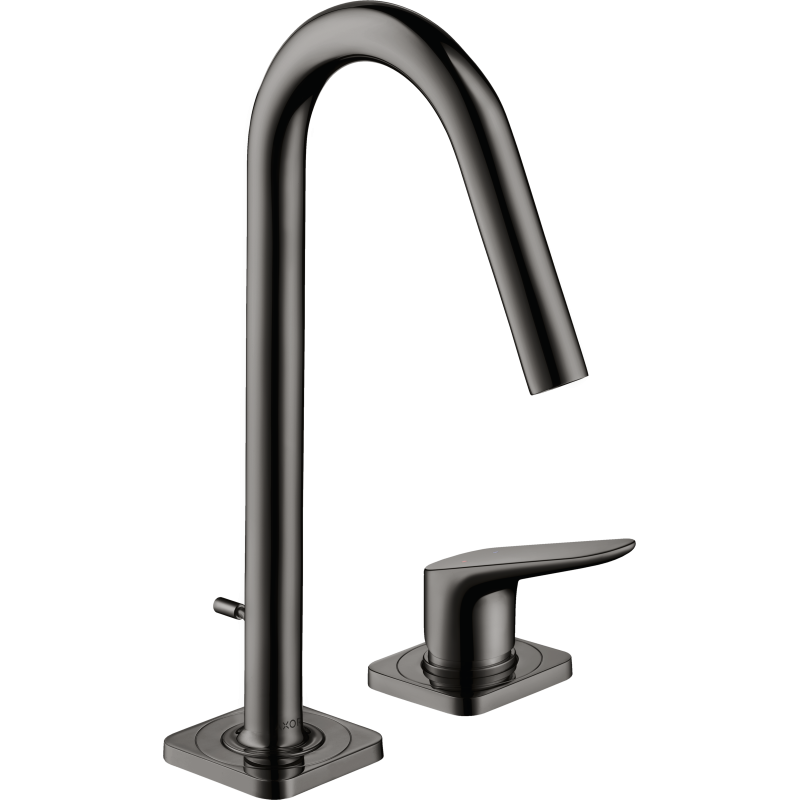 2-otworowa bateria umywalkowa 160 z kompletem odpływowym z cięgłem Czarny Chrom Polerowany Citterio M AXOR 34132330