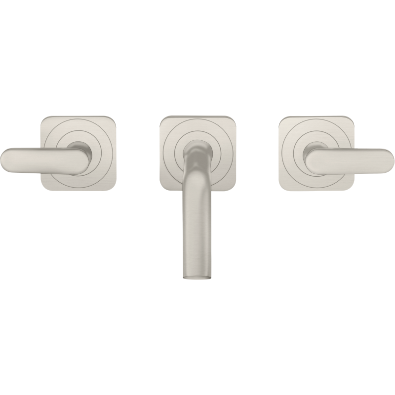 3-otw. Bateria umyw. z uchwytami jednoramiennymi, rozetami i wylewką 166 mm, podtynk. Stal Szlachetna Citterio M AXOR 34313800