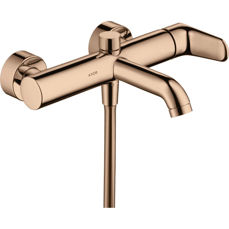 Jednouchwytowa bateria wannowa, natynkowa Czerwony Złoty Polerowany Citterio M AXOR 34420300
