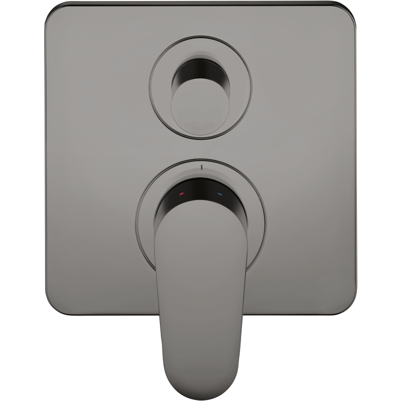 Jednouchwytowa bateria wannowa, podtynkowa Czarny Chrom Polerowany Citterio M AXOR 34425330