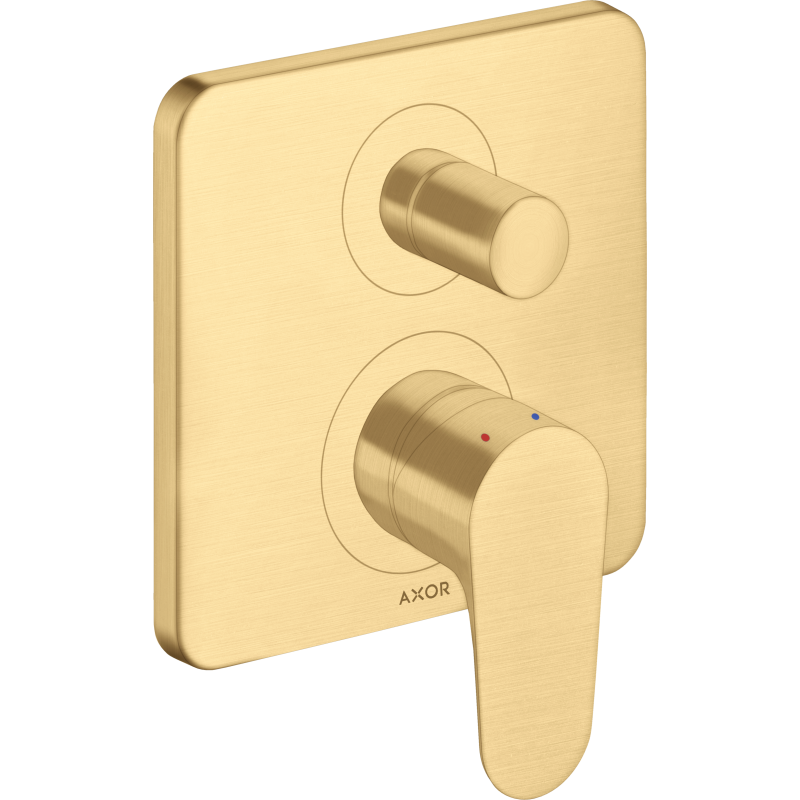 Jednouchwytowa bateria wannowa, podtynkowa Złoty Optyczny Szczotkowany Citterio M AXOR 34427250