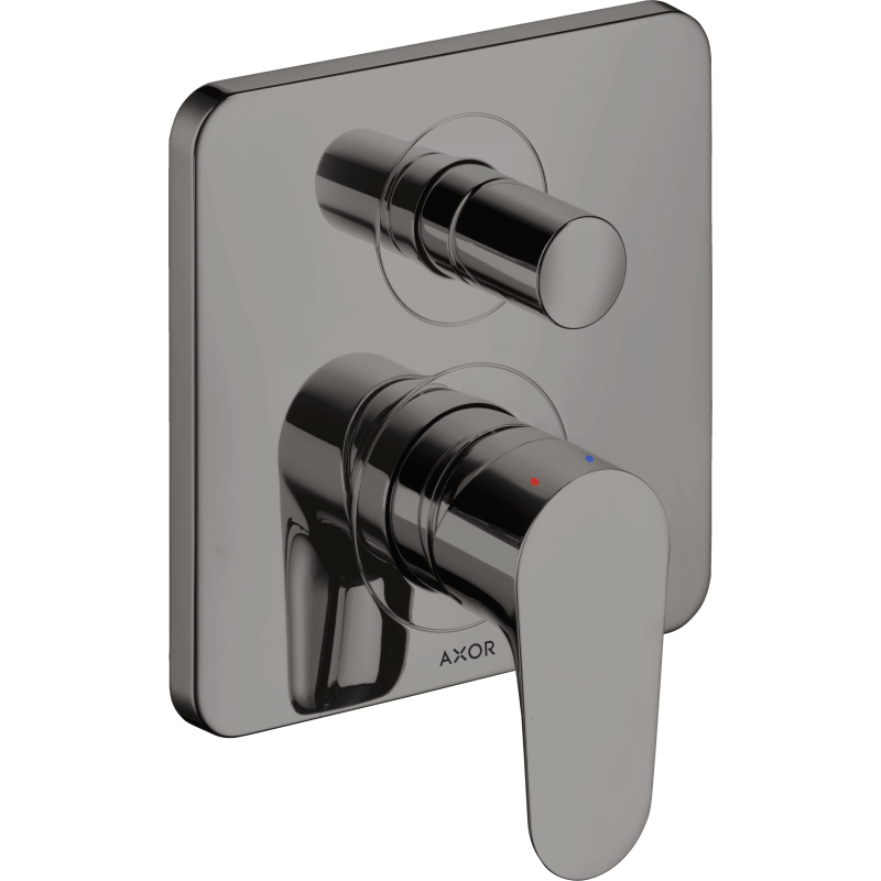 Jednouchwytowa bateria wannowa, podtynkowa Czarny Chrom Polerowany Citterio M AXOR 34427330