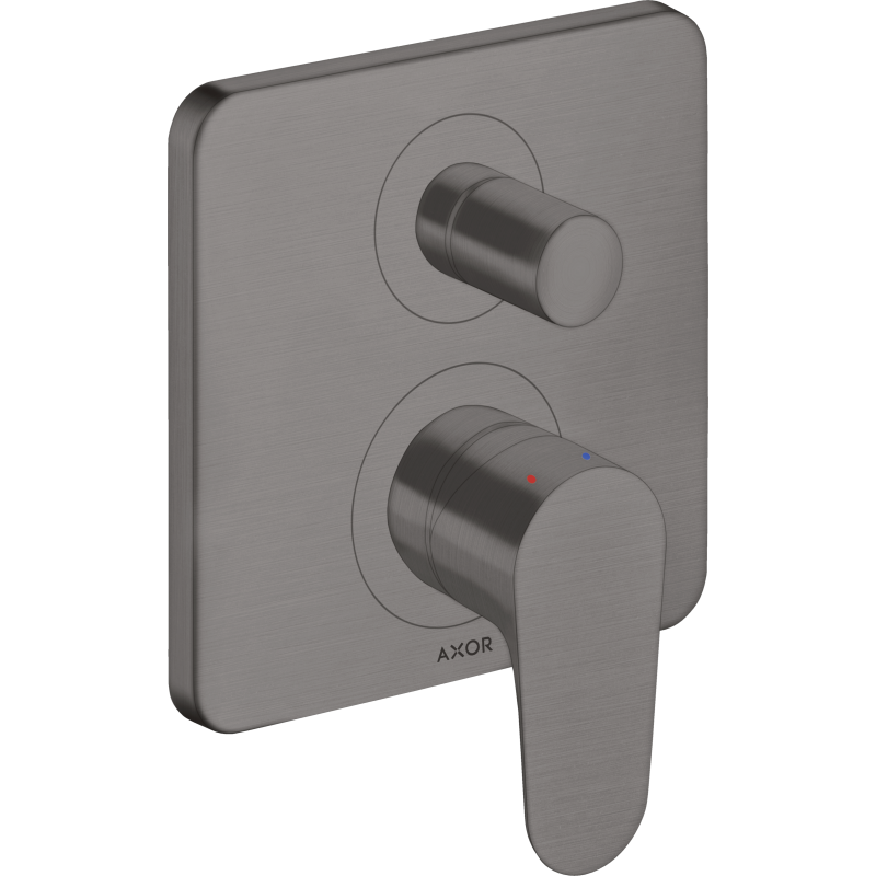 Jednouchwytowa bateria wannowa, podtynkowa Czarny Chrom Szczotkowany Citterio M AXOR 34427340