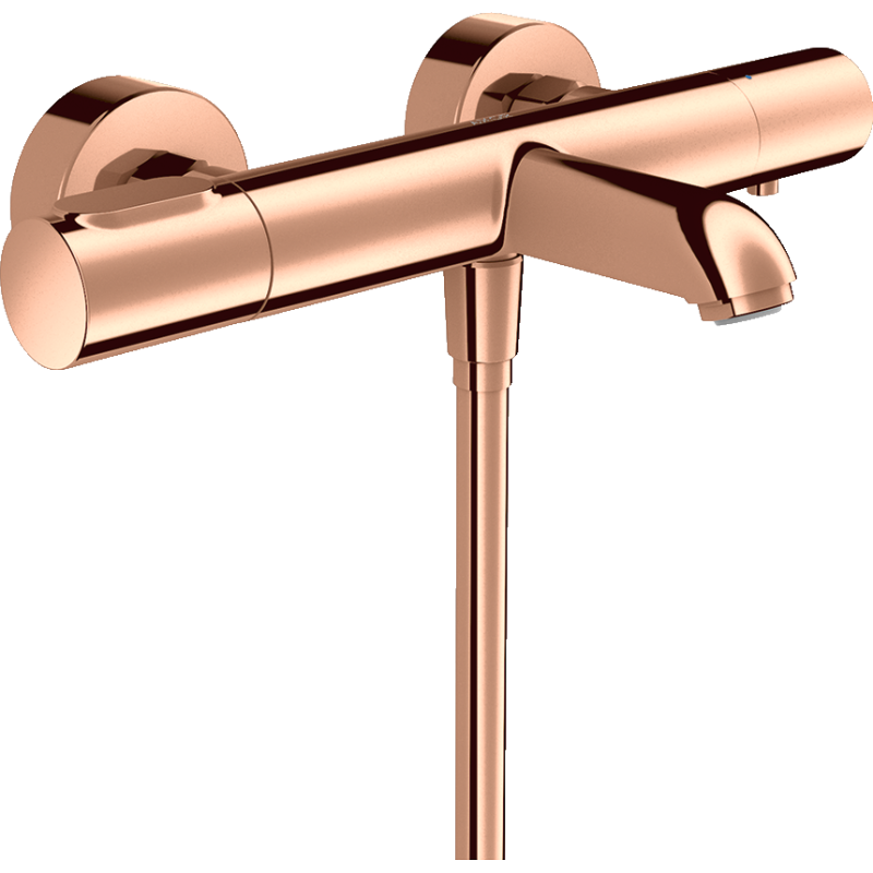 Bateria wannowa, termostatyczna, natynkowa Czerwony Złoty Polerowany Citterio M AXOR 34435300