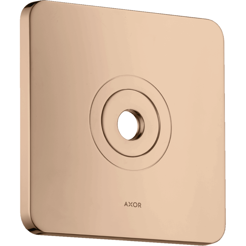 Rozeta, softsquare Czerwony Złoty Polerowany Citterio M AXOR 34612300