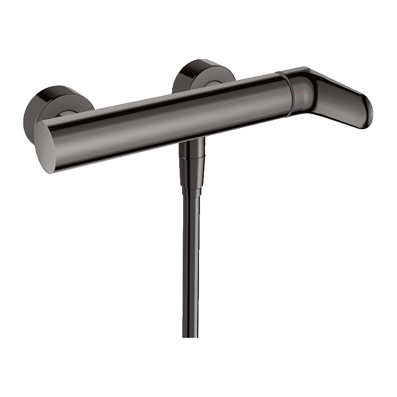 Jednouchwytowa bateria prysznicowa, natynkowa Czarny Chrom Polerowany Citterio M AXOR 34620330