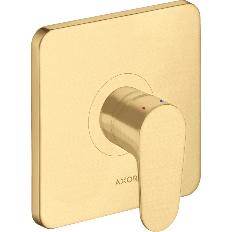 Jednouchwytowa bateria prysznicowa, podtynkowa Złoty Optyczny Szczotkowany Citterio M AXOR 34625250