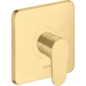 Jednouchwytowa bateria prysznicowa, podtynkowa Złoty Optyczny Szczotkowany Citterio M AXOR 34625250