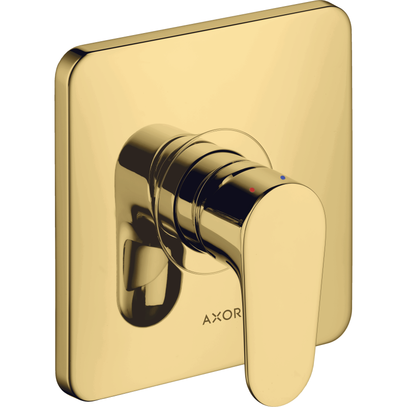 Jednouchwytowa bateria prysznicowa, podtynkowa Złoty Optyczny Polerowany Citterio M AXOR 34625990