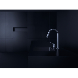 2-otworowa jednouchwytowa bateria kuchenna 220 z wyciąganą wylewką, 2jet Chrom Citterio M AXOR 34822000