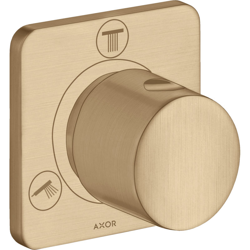Zawór odcinająco-przełączający Trio/Quattro, podtynkowy Brąz Szczotkowany Citterio M AXOR 34920140