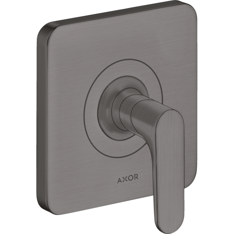 Zawór odcinający, podtynkowy Czarny Chrom Szczotkowany Citterio M AXOR 34960340