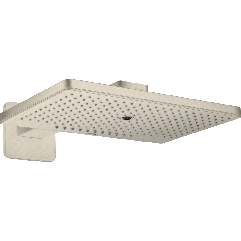 Głowica prysznicowa 460/300 3 jet z ramieniem prysznicowym, rozeta softsquare Nikiel Szczotkowany ShowerSolutions AXOR 35276820