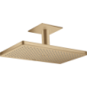 Głowica prysznicowa 460/300 1jet z przyłączem sufitowym Brąz Szczotkowany ShowerSolutions AXOR 35277140