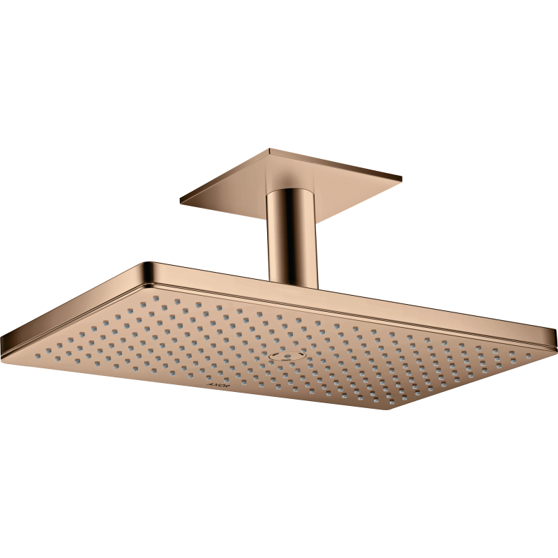 Głowica prysznicowa 460/300 1jet z przyłączem sufitowym Czerwony Złoty Polerowany ShowerSolutions AXOR 35277300