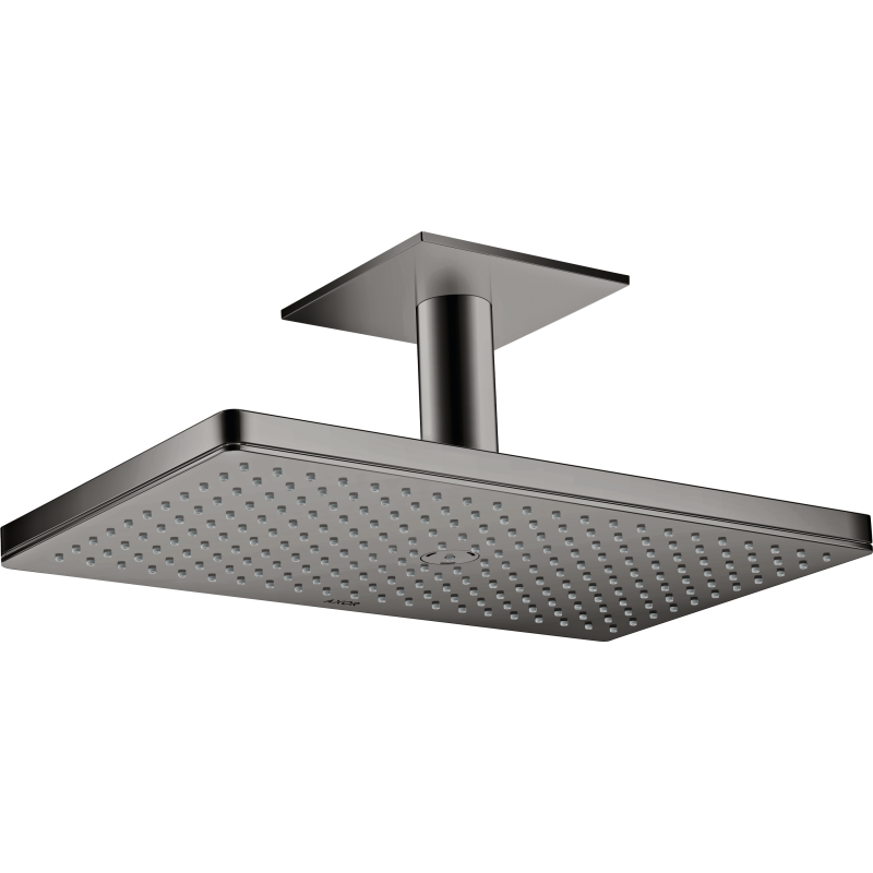 Głowica prysznicowa 460/300 1jet z przyłączem sufitowym Czarny Chrom Polerowany ShowerSolutions AXOR 35277330