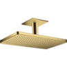 Głowica prysznicowa 460/300 1jet z przyłączem sufitowym Złoty Optyczny Polerowany ShowerSolutions AXOR 35277990
