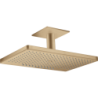 Głowica prysznicowa 460/300 2jet z przyłączem sufitowym Brąz Szczotkowany ShowerSolutions AXOR 35279140