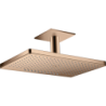 Głowica prysznicowa 460/300 2jet z przyłączem sufitowym Czerwony Złoty Polerowany ShowerSolutions AXOR 35279300