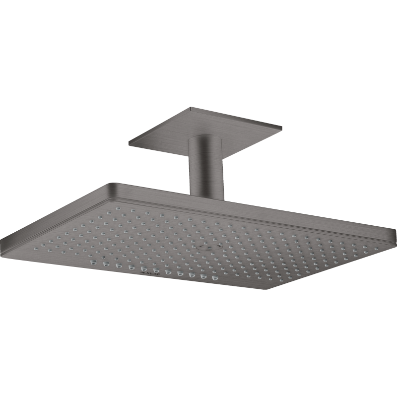 Głowica prysznicowa 460/300 2jet z przyłączem sufitowym Czarny Chrom Szczotkowany ShowerSolutions AXOR 35279340