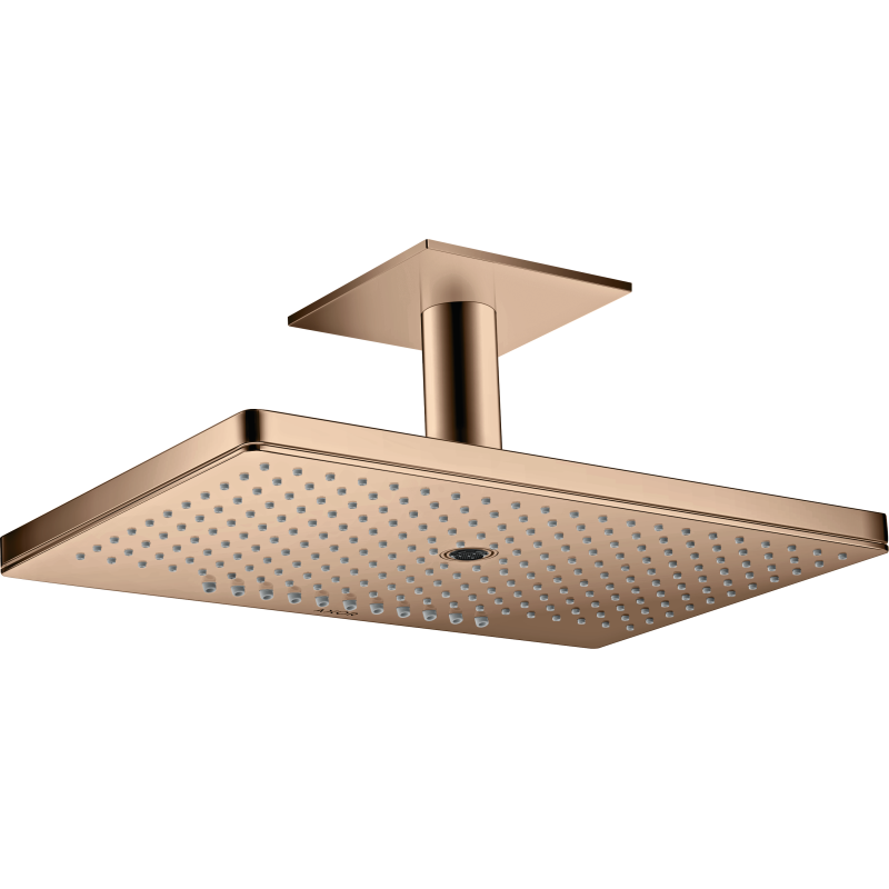 Głowica prysznicowa 460/300 3jet z przyłączem sufitowym Czerwony Złoty Polerowany ShowerSolutions AXOR 35281300