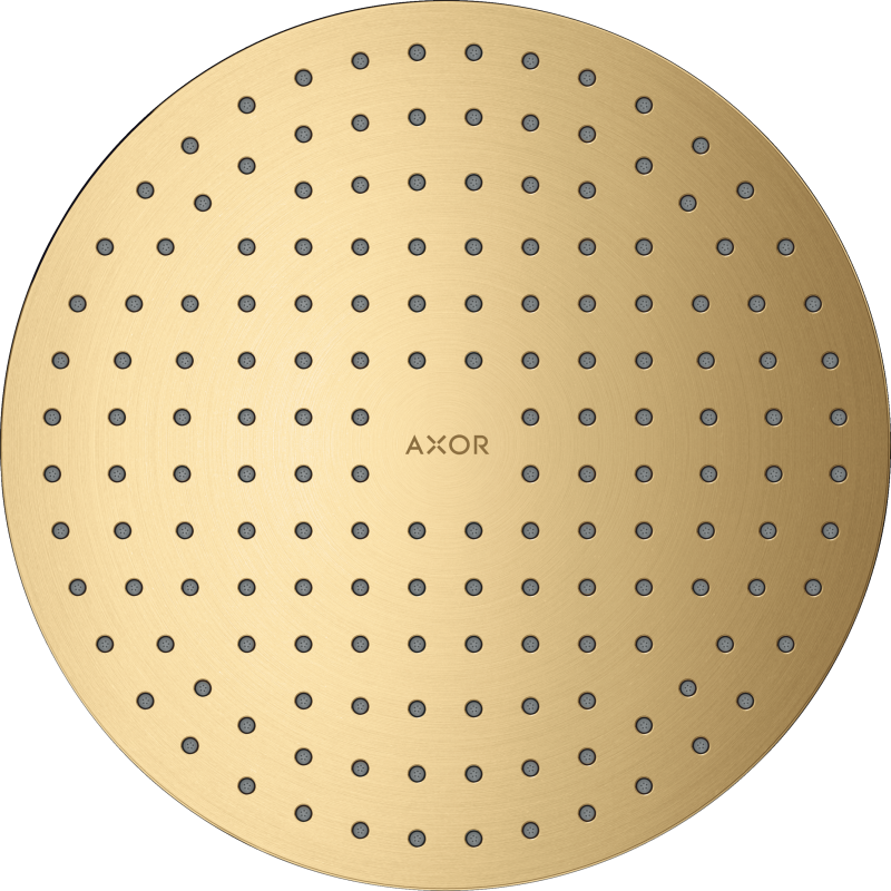 Głowica prysznicowa 250 2jet do montażu w suficie Złoty Optyczny Szczotkowany ShowerSolutions AXOR 35298250