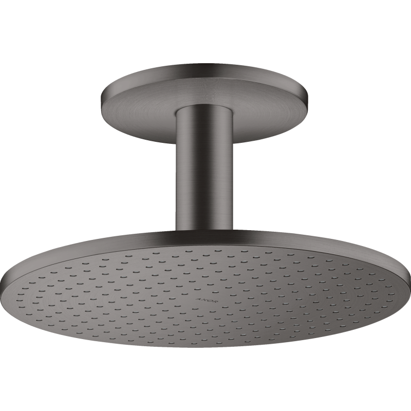 Głowica prysznicowa 300 1jet z przyłączem sufitowym Czarny Chrom Szczotkowany ShowerSolutions AXOR 35301340