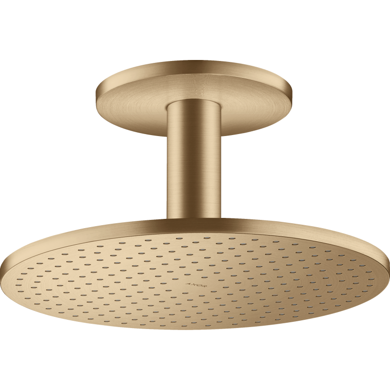 Głowica prysznicowa 300 2jet z przyłączem sufitowym Brąz Szczotkowany ShowerSolutions AXOR 35304140