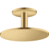 Głowica prysznicowa 300 2jet z przyłączem sufitowym Złoty Optyczny Szczotkowany ShowerSolutions AXOR 35304250
