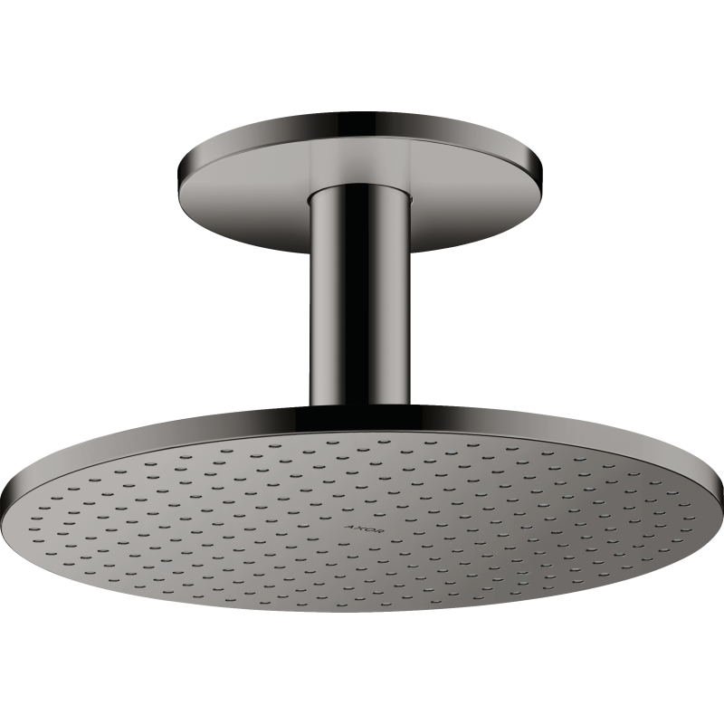 Głowica prysznicowa 300 2jet z przyłączem sufitowym Czarny Chrom Polerowany ShowerSolutions AXOR 35304330