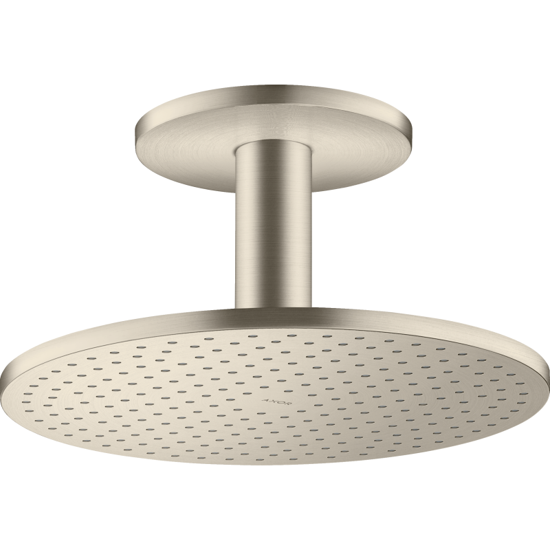 Głowica prysznicowa 300 2jet z przyłączem sufitowym Nikiel Szczotkowany ShowerSolutions AXOR 35304820