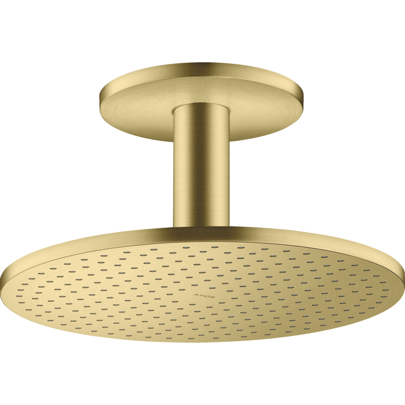 Głowica prysznicowa 300 2jet z przyłączem sufitowym Mosiądz Szczotkowany ShowerSolutions AXOR 35304950