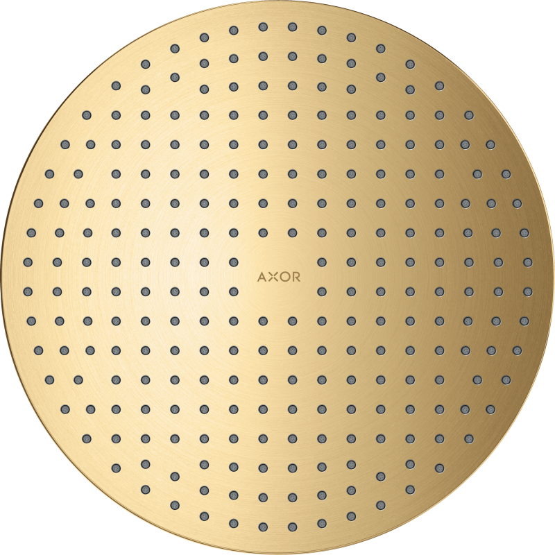 Głowica prysznicowa 300 2jet do montażu w suficie Złoty Optyczny Szczotkowany ShowerSolutions AXOR 35305250