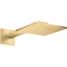 Głowica prysznicowa 250/250 1jet z ramieniem prysznicowym Złoty Optyczny Szczotkowany ShowerSolutions AXOR 35306250