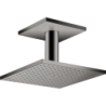 Głowica prysznicowa 250/250 1jet z przyłączem sufitowym Czarny Chrom Polerowany ShowerSolutions AXOR 35308330
