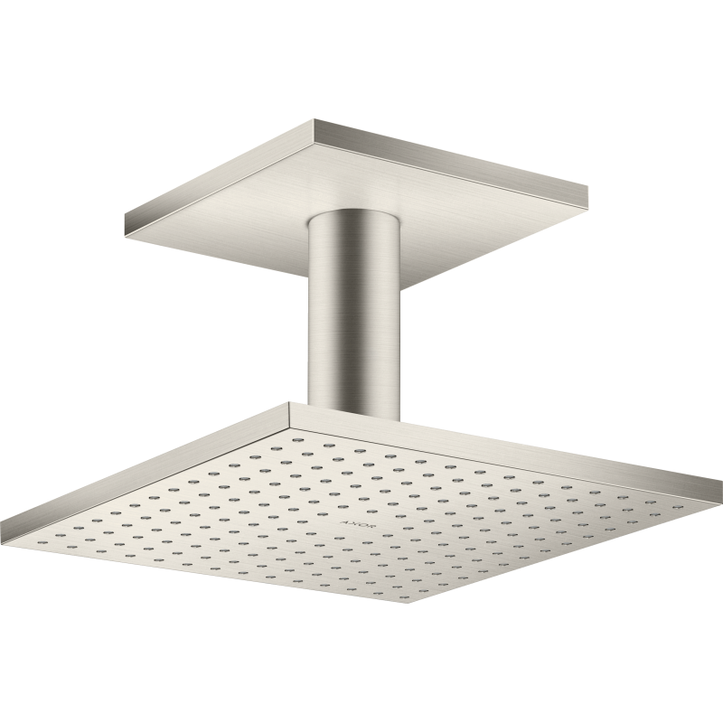 Głowica prysznicowa 250/250 1jet z przyłączem sufitowym Stal Szlachetna Optyczna ShowerSolutions AXOR 35308800