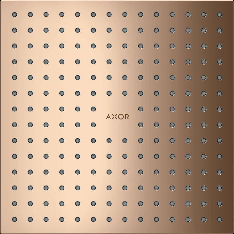 Głowica prysznicowa 250/250 1jet do montażu w suficie Czerwony Złoty Polerowany ShowerSolutions AXOR 35309300
