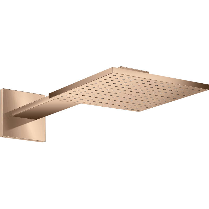 Głowica prysznicowa 250/250 2jet z ramieniem prysznicowym Czerwony Złoty Polerowany ShowerSolutions AXOR 35310300