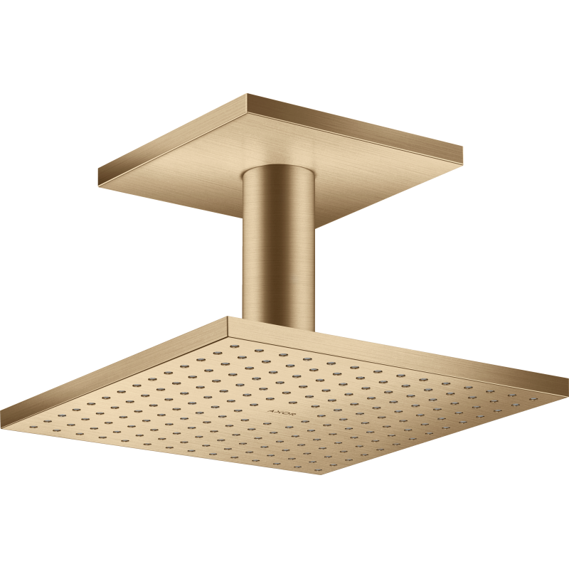 Głowica prysznicowa 250/250 2jet do montażu w suficie Brąz Szczotkowany ShowerSolutions AXOR 35312140