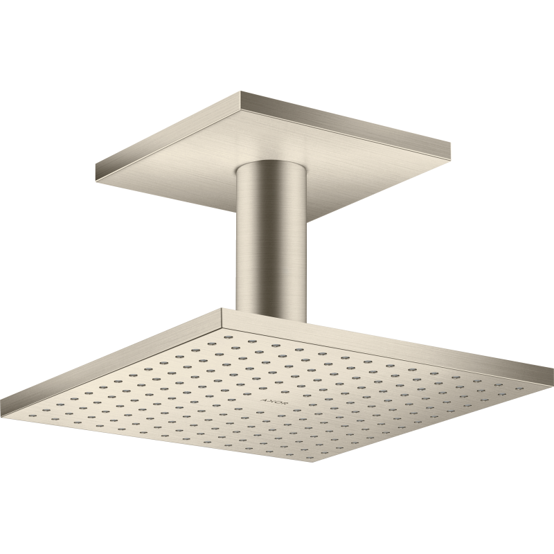 Głowica prysznicowa 250/250 2jet do montażu w suficie Nikiel Szczotkowany ShowerSolutions AXOR 35312820