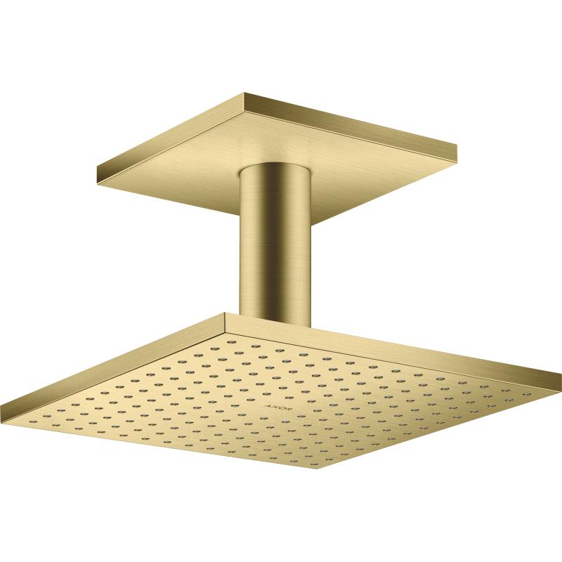 Głowica prysznicowa 250/250 2jet do montażu w suficie Mosiądz Szczotkowany ShowerSolutions AXOR 35312950