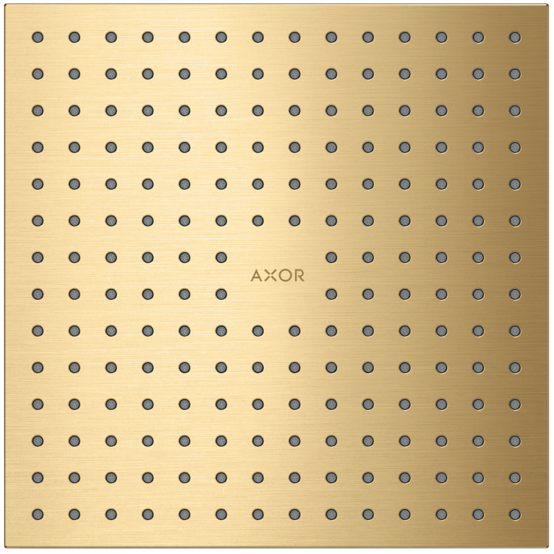Głowica prysznicowa 250/250 2jet do montażu w suficie Złoty Optyczny Szczotkowany ShowerSolutions AXOR 35313250