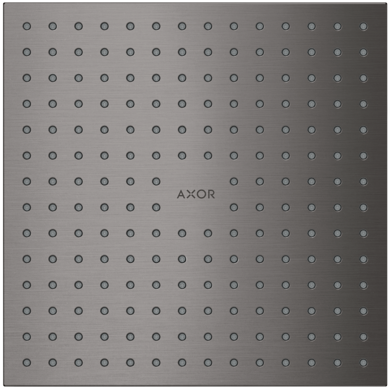 Głowica prysznicowa 250/250 2jet do montażu w suficie Czarny Chrom Szczotkowany ShowerSolutions AXOR 35313340