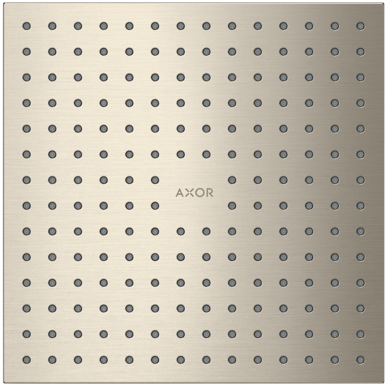 Głowica prysznicowa 250/250 2jet do montażu w suficie Nikiel Szczotkowany ShowerSolutions AXOR 35313820