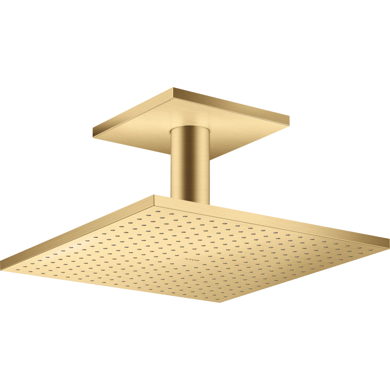Głowica prysznicowa 300/200 1jet z przyłączem sufitowym Złoty Optyczny Szczotkowany ShowerSolutions AXOR 35316250