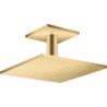Głowica prysznicowa 300/200 1jet z przyłączem sufitowym Złoty Optyczny Szczotkowany ShowerSolutions AXOR 35316250